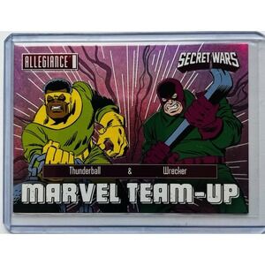 2024 Marvel Allegiance Secret Wars‎ Team-Up Thunderball Wrecker #TU-16 Card